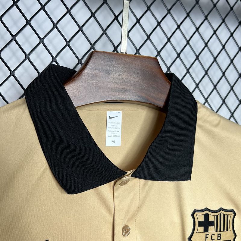 Camiseta Barcelona Polo 24/25 - Bege